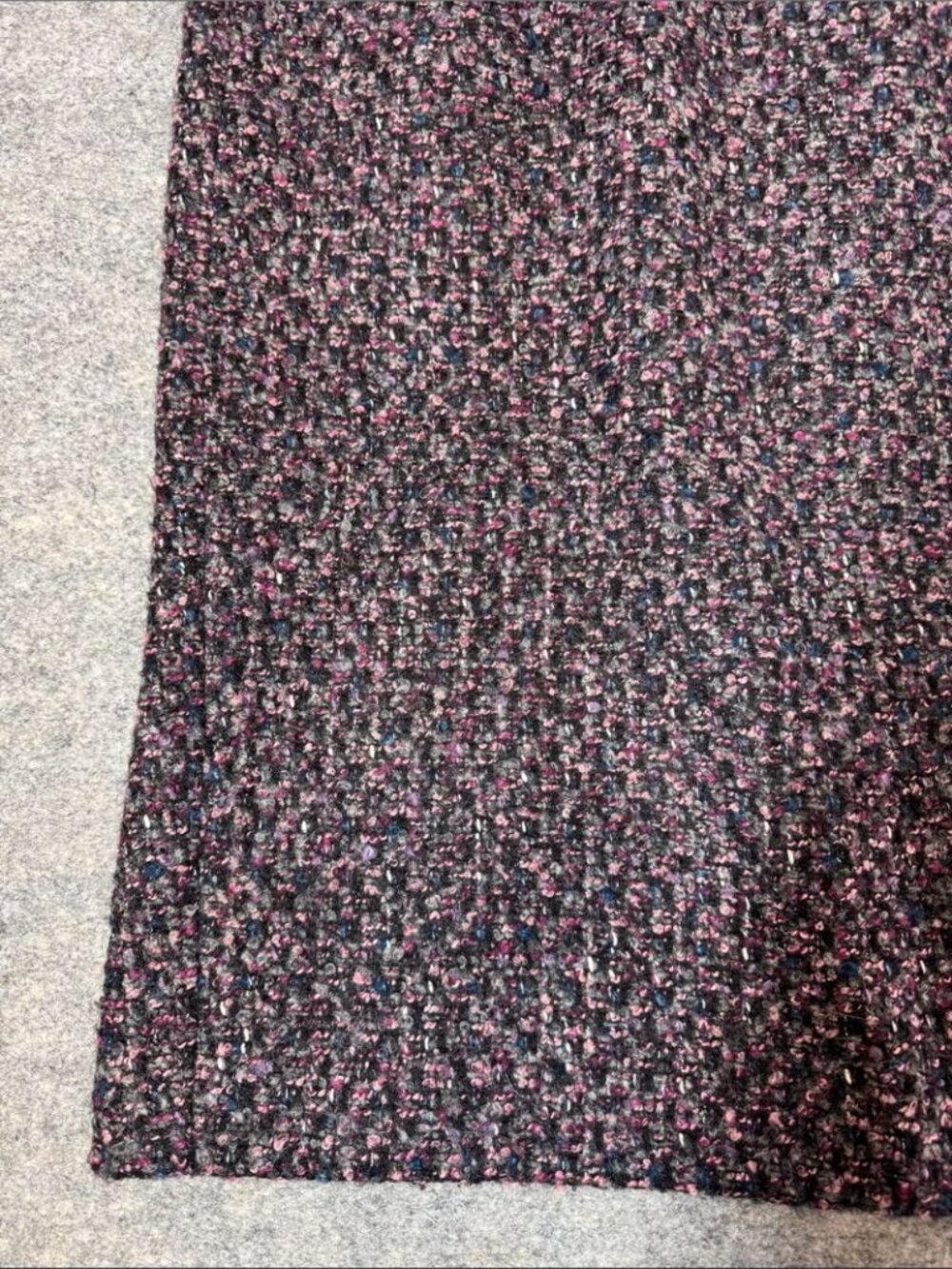 Lafayette 148 Boucle Wool Blend Pencil Skirt Black Pink 16 Quiet Luxury Career - Picture 4 of 13